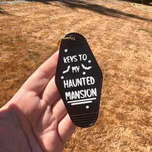 Keys to my Haunted Mansion Motel Keychain