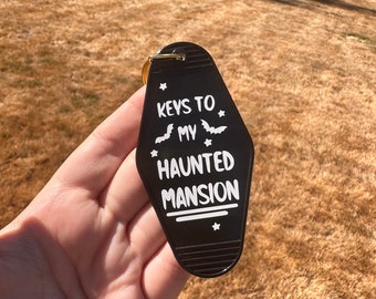Keys to my Haunted Mansion Motel Keychain