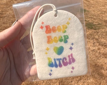 Beep Beep Bitch Car Air Freshener