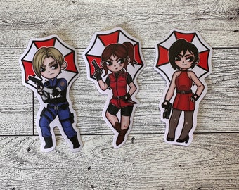 Resident Evil 2 Vinyl Stickers