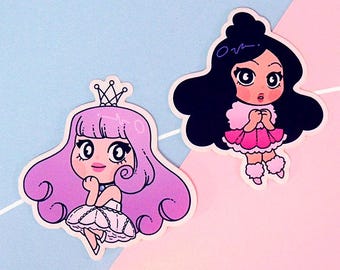 Premium Transparent Vinyl Sticker | Anime Kuragehime Princess Jellyfish Kurako Kuranosuke Tsukimi