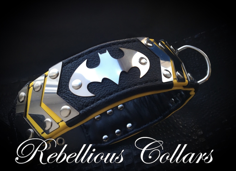 Batman dog collar Etsy