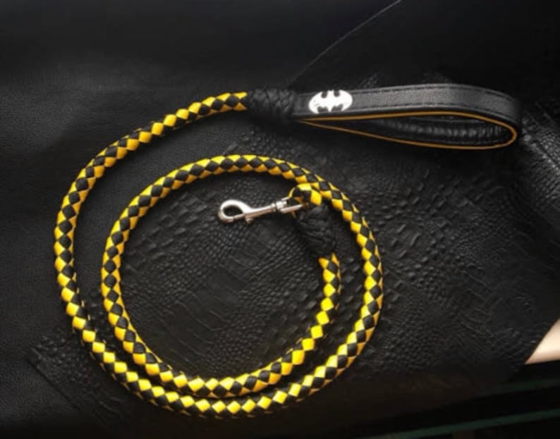 Batman matching leash