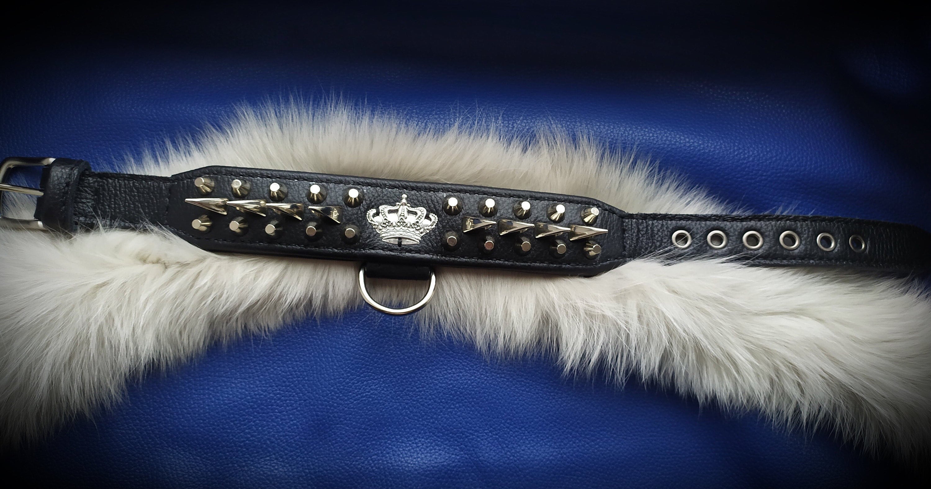 Royal Collar With Spikes Etsy