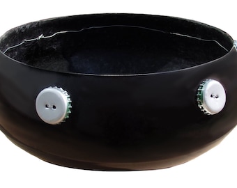 Kleine Glasvezel Kalebas Calabash Deze | Zwarte | Versterking Afrikaanse Kalimba Nyunga Nyunga Duim piano | Maat 30cm / 12 inch