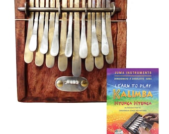 Kalimba in G + Kalimba Book Package - GRATIS verzending & GRATIS tas - Afrikaans muziekinstrument, Thumb Piano, Nyunga Nyunga, Kalimba leren spelen