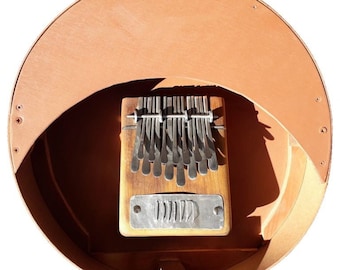 Afrikaanse Kalimba in Houten kist resonator