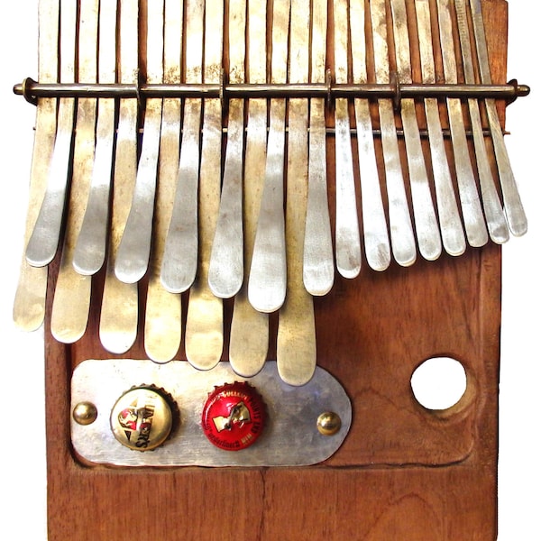 Zimbabwean Mbira in B-flat tuned | Free Bag | Handmade Thumb Piano, African Instrument Lamellophone Mbira dza Vadzimu Juma Instruments
