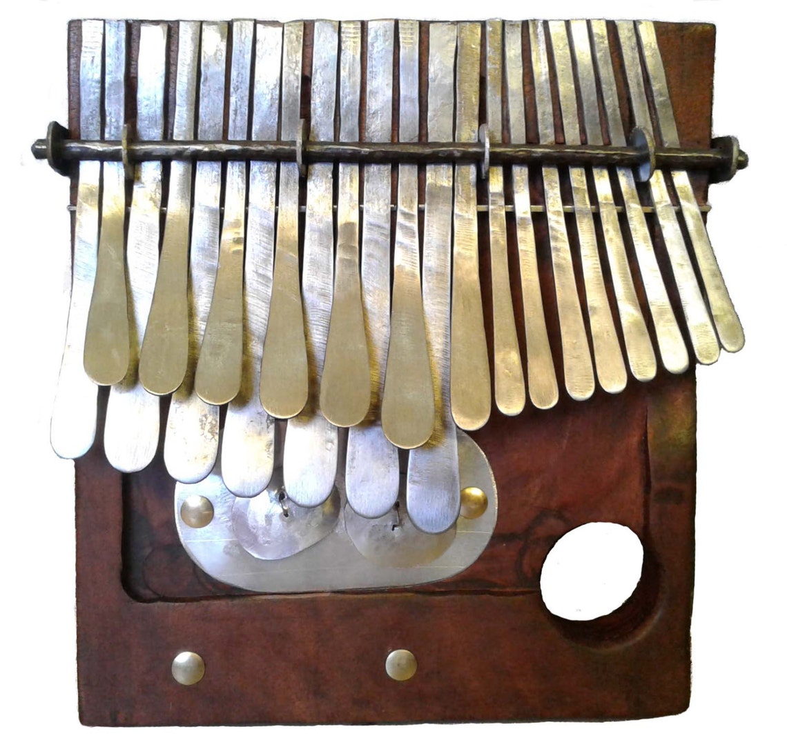 African Mbira 22 Keys Tuned in G - Zimbabwean Handmade Traditional ...