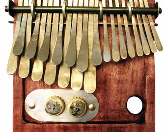 Mbira in Es Stemmen 22 toetsen - Dongonda 2 octaaf bereik - Juma Instruments - Zimbabwean Instrument African Thumb Piano Lamellophone
