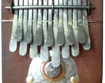 Kalimba in B Handgemaakte 15 toetsen | GRATIS wereldwijde verzending | Inclusief instrumententas | Duim Piano, Nyunga Nyunga, Afrikaans Instrument