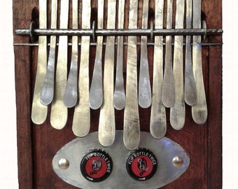 Kalimba Es Tuning Handgemaakt met 15 toetsen | Wordt geleverd met gratis handgemaakte gewatteerde string tas | Duim Piano, Nyunga Nyunga, Afrikaans Instrument