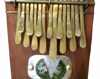 Kalimba C majeur Stemming 15 toetsen | Kleine hoge versie | GRATIS handgemaakte gewatteerde tas | Duimpiano, Nyunga Nyunga, Afrikaanse lamellofoon