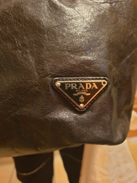 Prada bolso de piel vintage. - Etsy México Prada bolso de piel vintage. - Etsy México