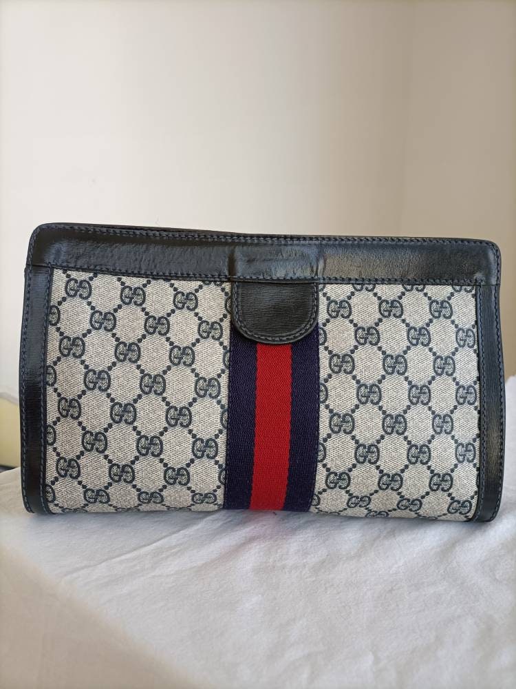 Vintage Gucci Red Flora Convertible Clutch Bag – Recess