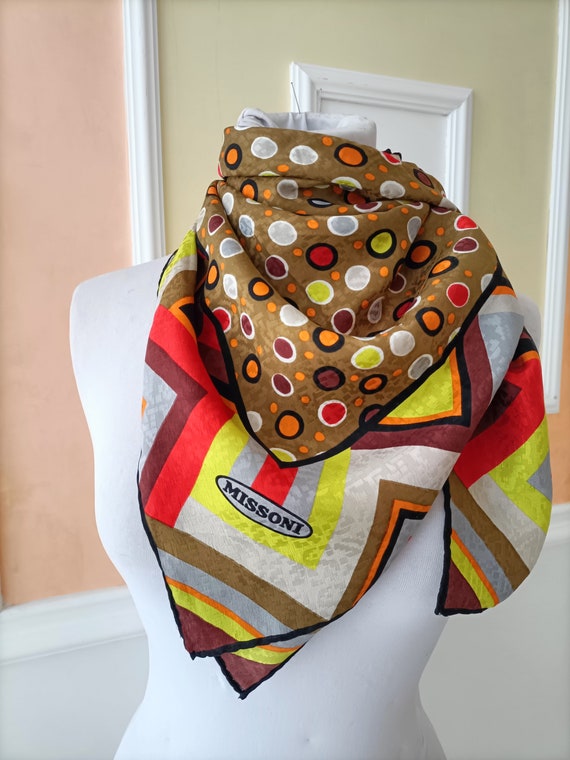 foulard in seta vintage - Gem