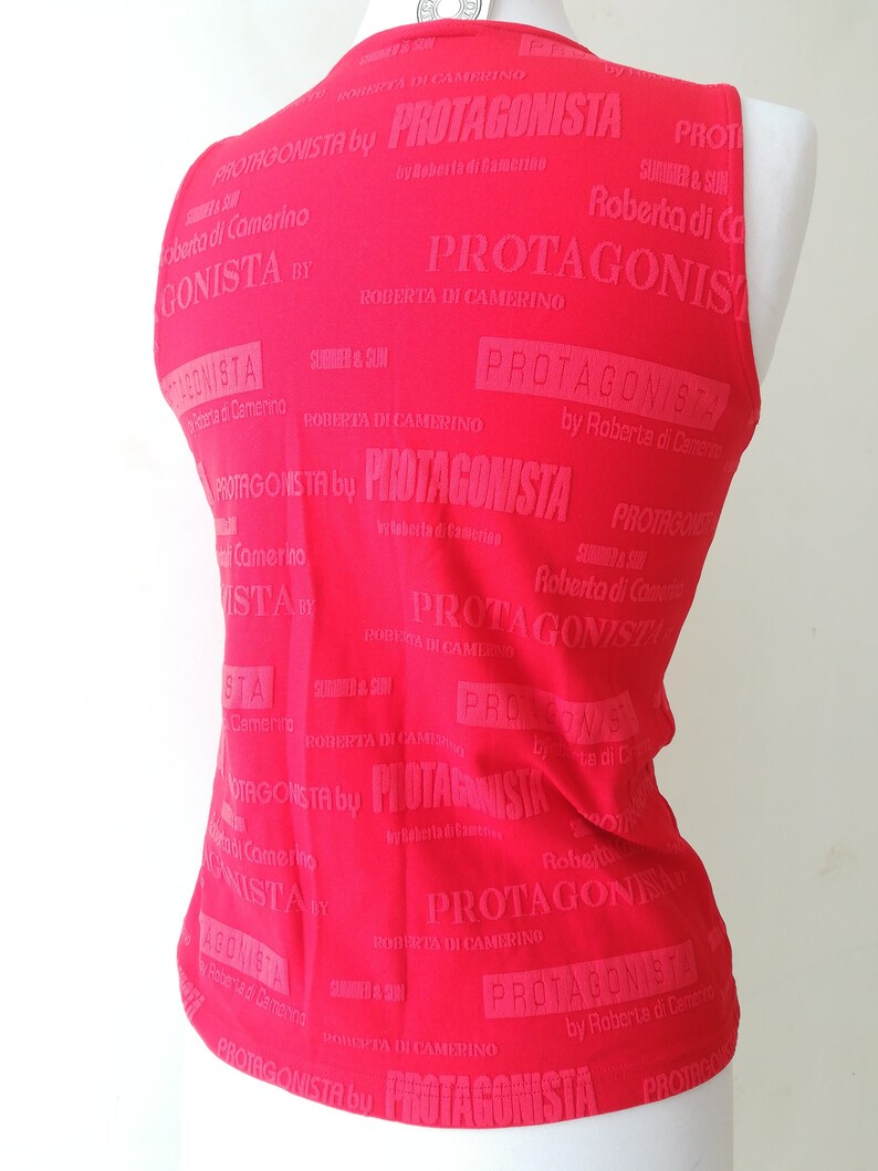Roberta di Camerino by starring Bustier Red top