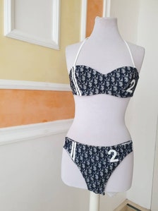 HOT Louis Vuitton Black Luxury Bikini Set Swimsuit Jumpsuit Beach - USALast