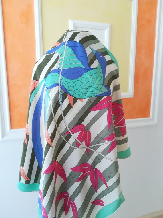 Foulard GRÈS, vintage silk