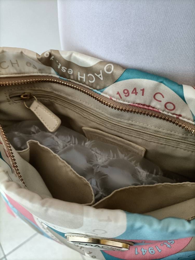 COACH Vintage Shoulder Strap in Fabric and Leather Etsy