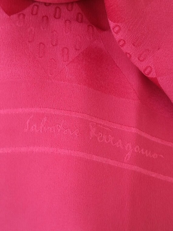 Salvatore Ferragamo, men's/women's silk scarf