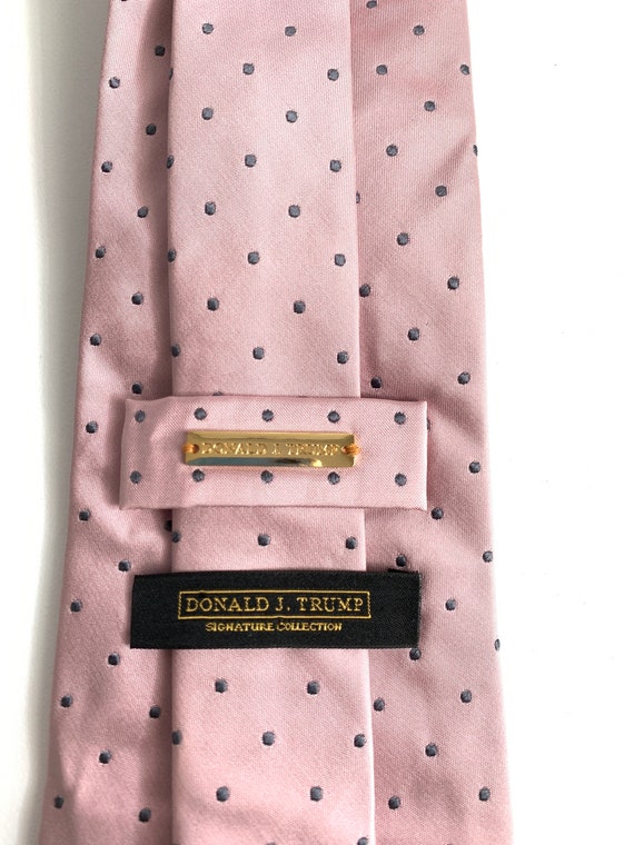 Donald J. Trump, vintage black silk tie