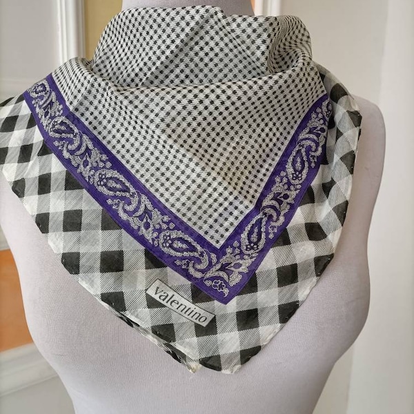 Valentino, cotton scarf bandana.