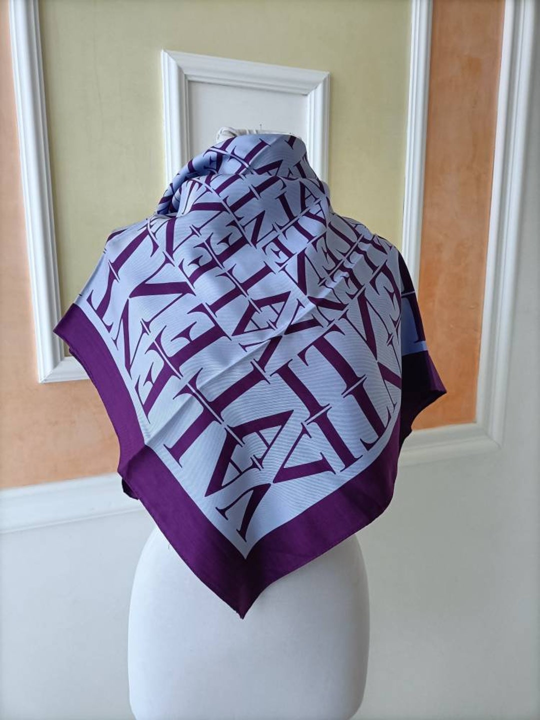vintage valentino silk scarf