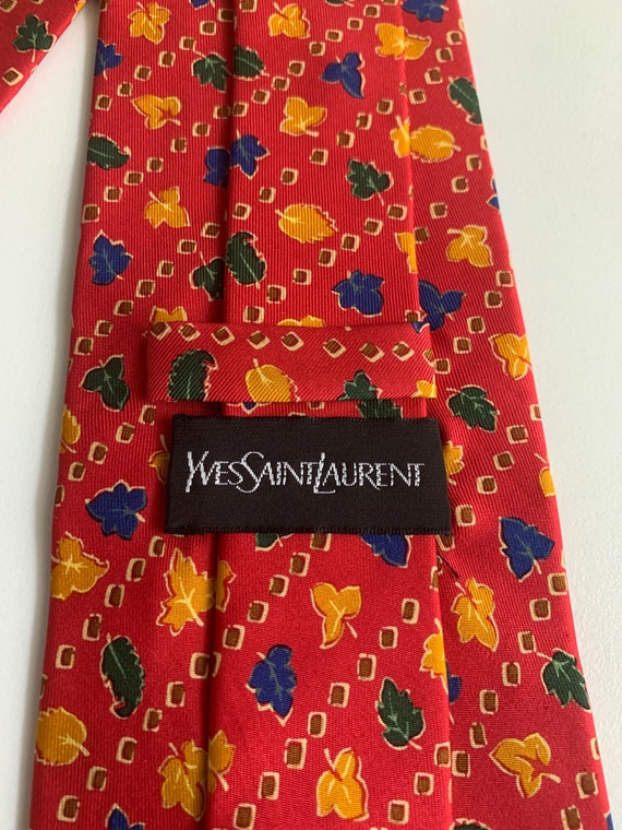 YSL silk tie tie tie