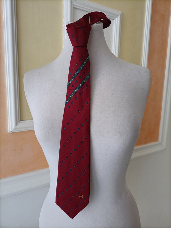 Cravatta Borbonese di seta vintage. - image 3
