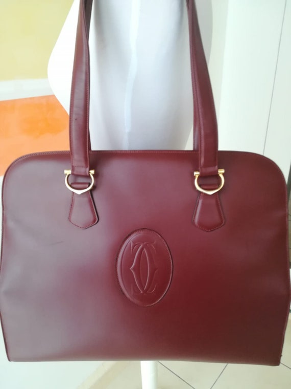 Must de Cartier borsa in pelle bordeaux vintage | Etsy Italia