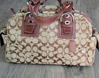 RARE COACH MADISON Mini Lexington Signature Carryall Purse