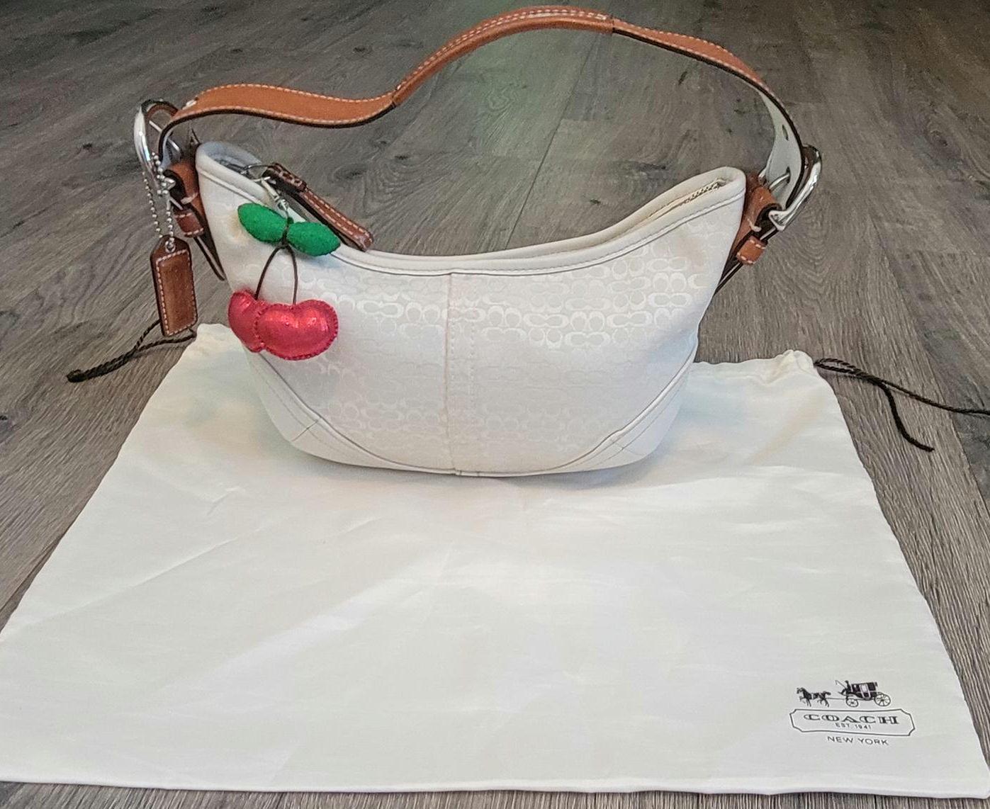 Coach Hampton Soho Eggshell off White Jacquard C