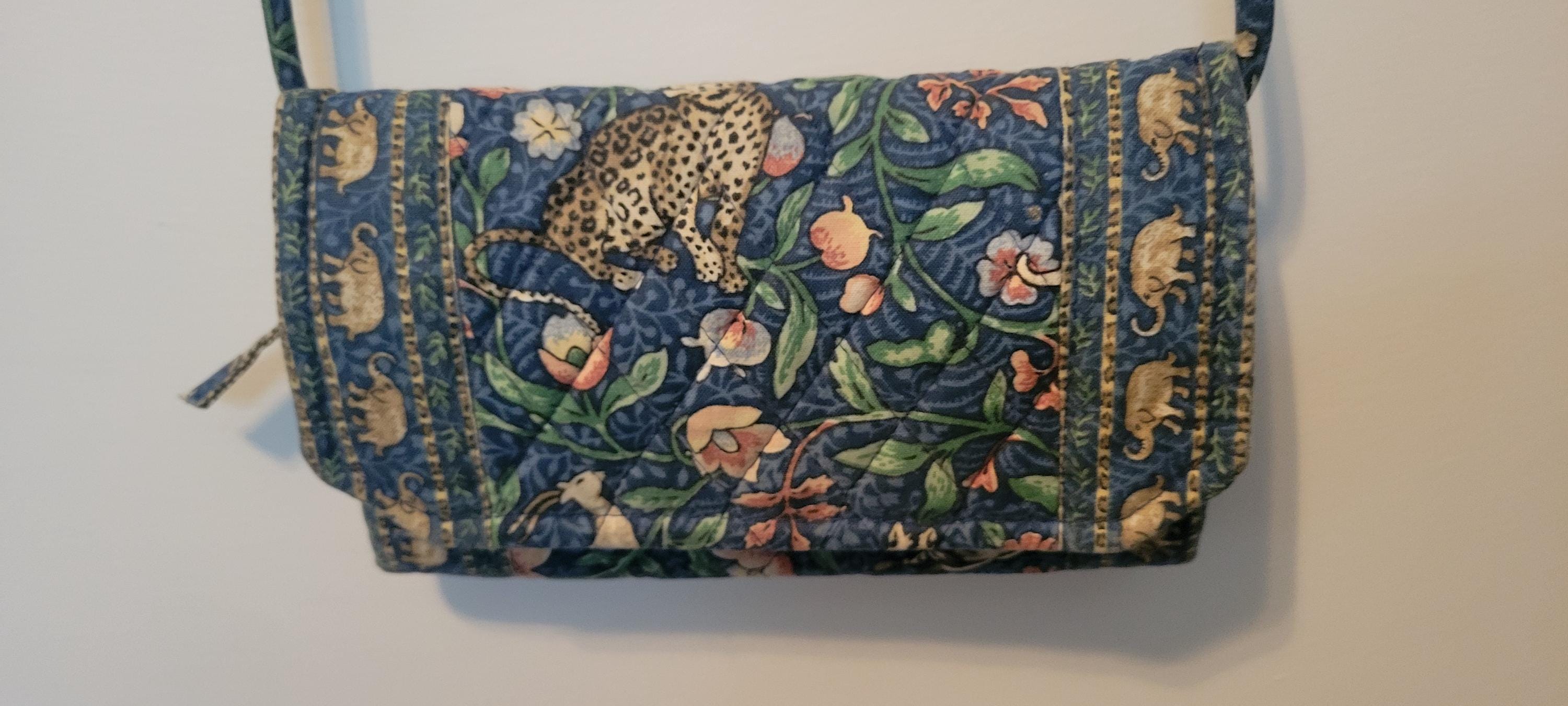 Vera Bradley Vintage Animal Kingdom Retired Pattern Wallet Clutch