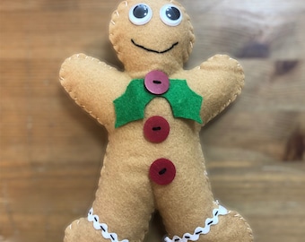 Christmas Gingerbread man Felt Craft kits