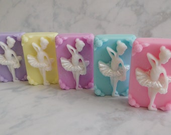 Dancer Soap - Ballerina Soap - Ballerina Favors - Dancer Favors - Dance Group Favors - Dance Party Favors - Kids Novelty Soap - Girls Soap