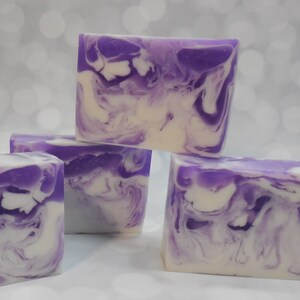 Lavender Chamomile Soap - Lavender Soap - Relaxing Chamomile Soap - Purple Spa Soap - Mothers Day - Bridal Shower - Handmade Birthday Gift