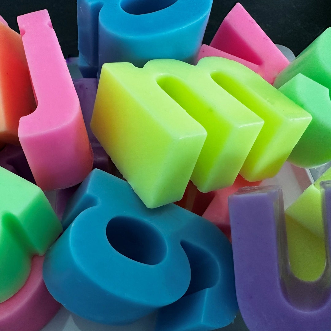 Educational Alphabet Letter Soap: Shea Butter Bath Fun for Kids ...
