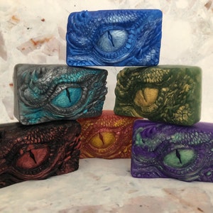 Whimsical Renaissance Dragon Eye Soap: Unique Fantasy Novelty Gift for Teenager