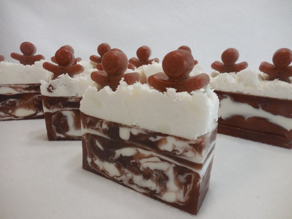 Gingerbread Man Soap Christmas Gift Soap