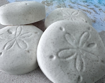 Handcrafted Oatmeal Soap & Sea-inspired Sand Dollar Soap, Perfect Mothers Day Gift from Son