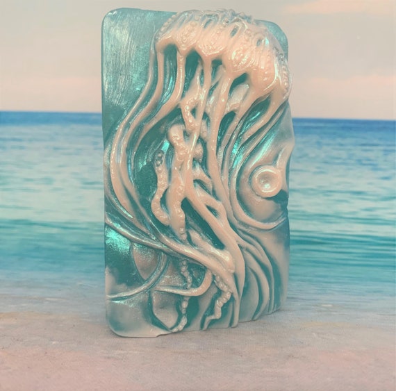 Soap Coastal Decor Jellyfish Soap Housewarming Gift for - Etsy