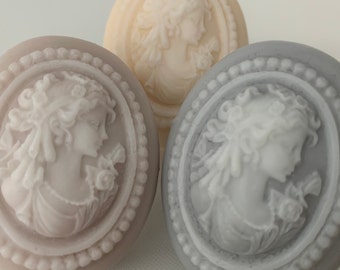 Soap, Mini Cameo, Decorative Soap, Bulk Soap Favors, Mothers Day Gift