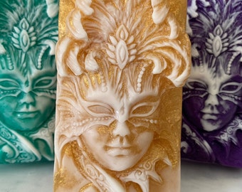 Glycerin Soap, Decorative Soap, Masquerade Party Decorations, Best Friend Gift,