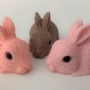 Decorative Bunny Rabbit Shaped Soaps, Handcrafted Shea Butter Soap ...