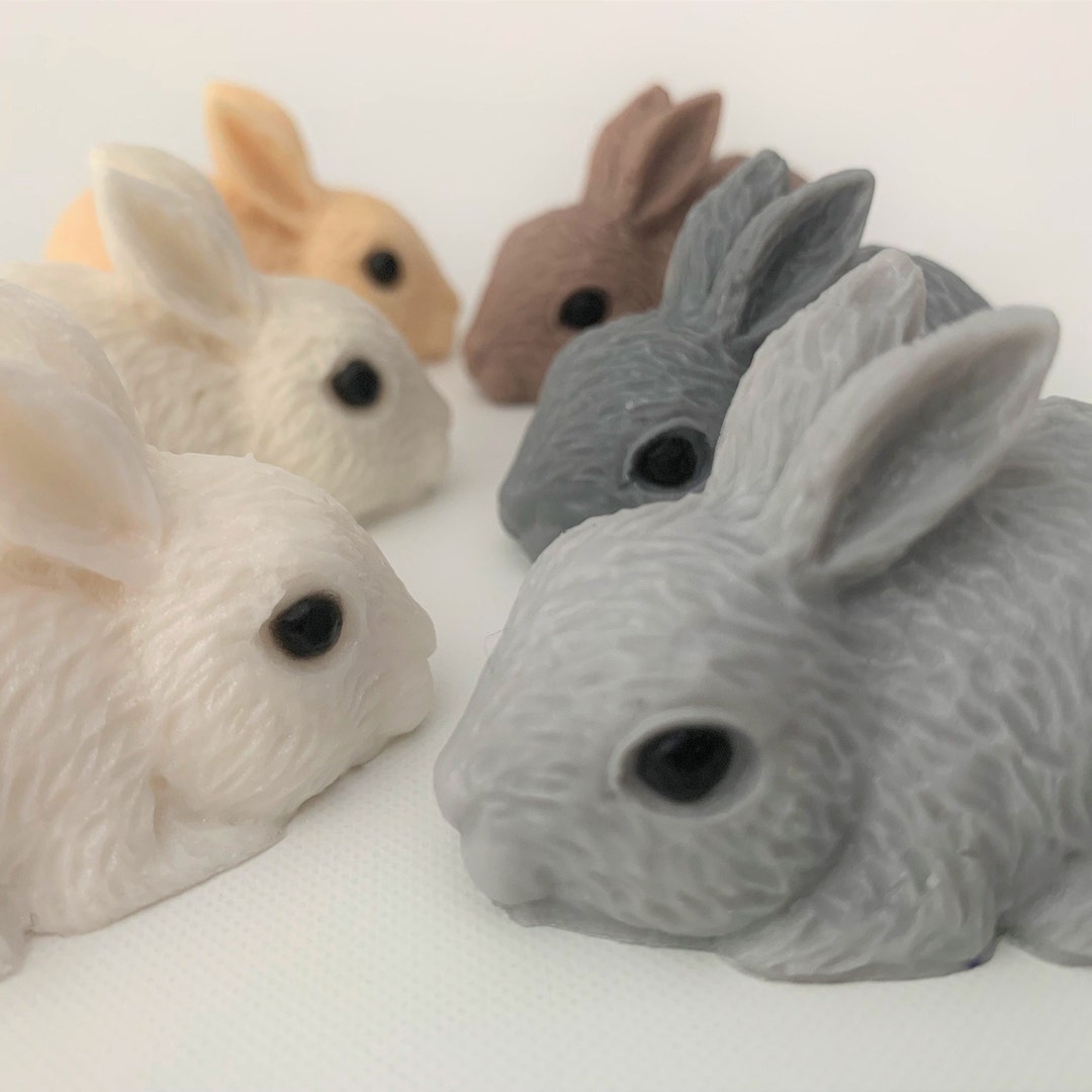 Decorative Bunny Rabbit Shaped Soaps, Handcrafted Shea Butter Soap ...