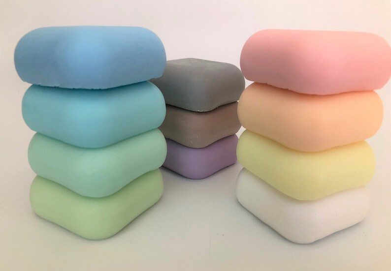 Square Hand Soap Pastel Custom Soap Favor Baby Shower Etsy