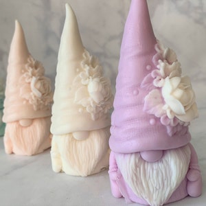 Gnome Soap, Scandinavian Sculptured Soap, Handmade Soap, Whimsical Gnome Friendship Gift