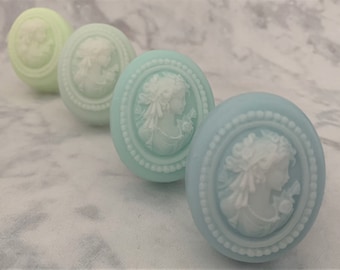 Mini Cameo Soap, Goat Milk Soap, Glycerin Soap, Mothers Day Gift, for Women and Ladies