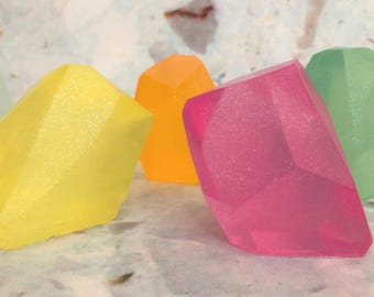 Gemstone Soap - Crystal Soap - Gem Soap